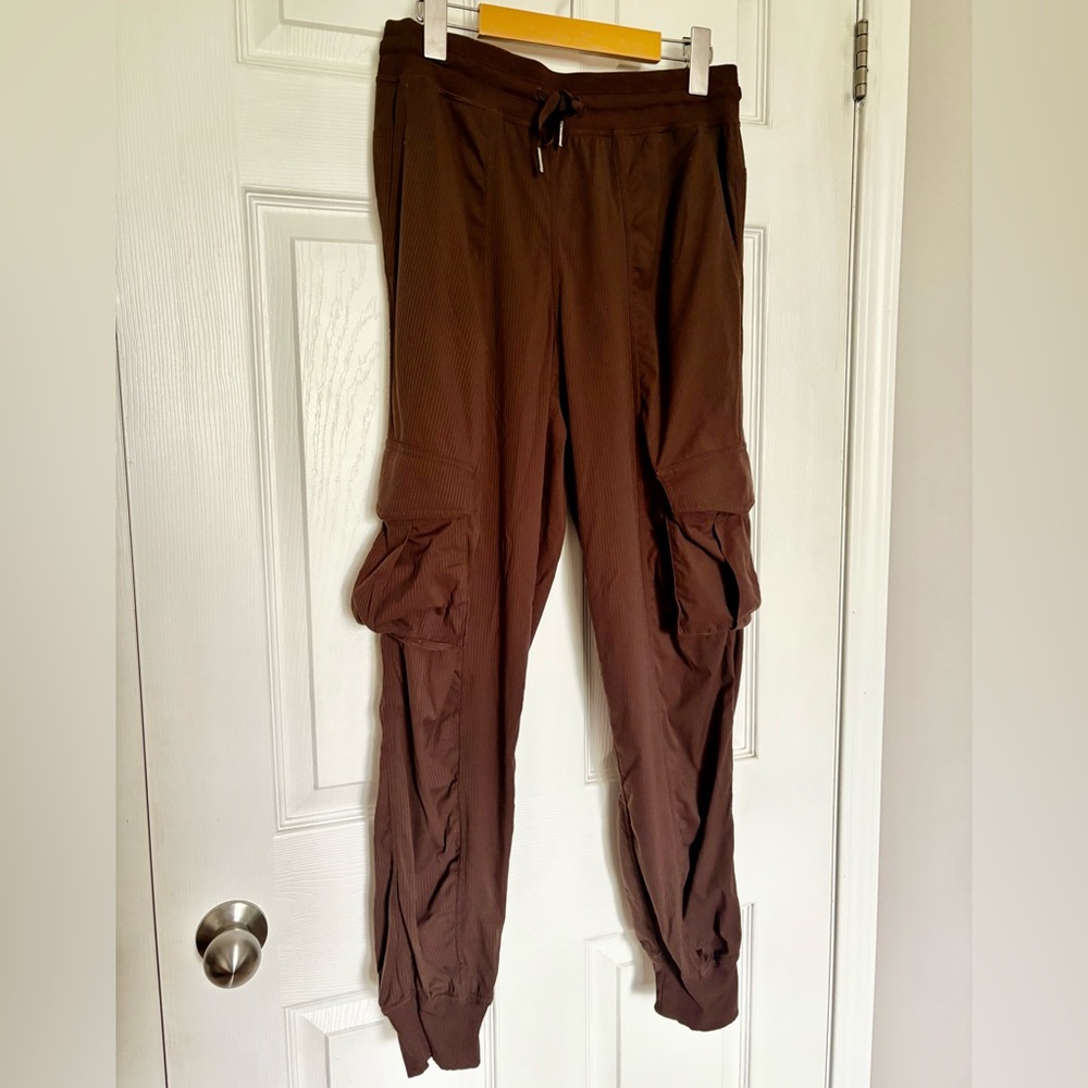 Lululemon Athletica Brown Dance Studio Cargo Pants with Relaxed Fit